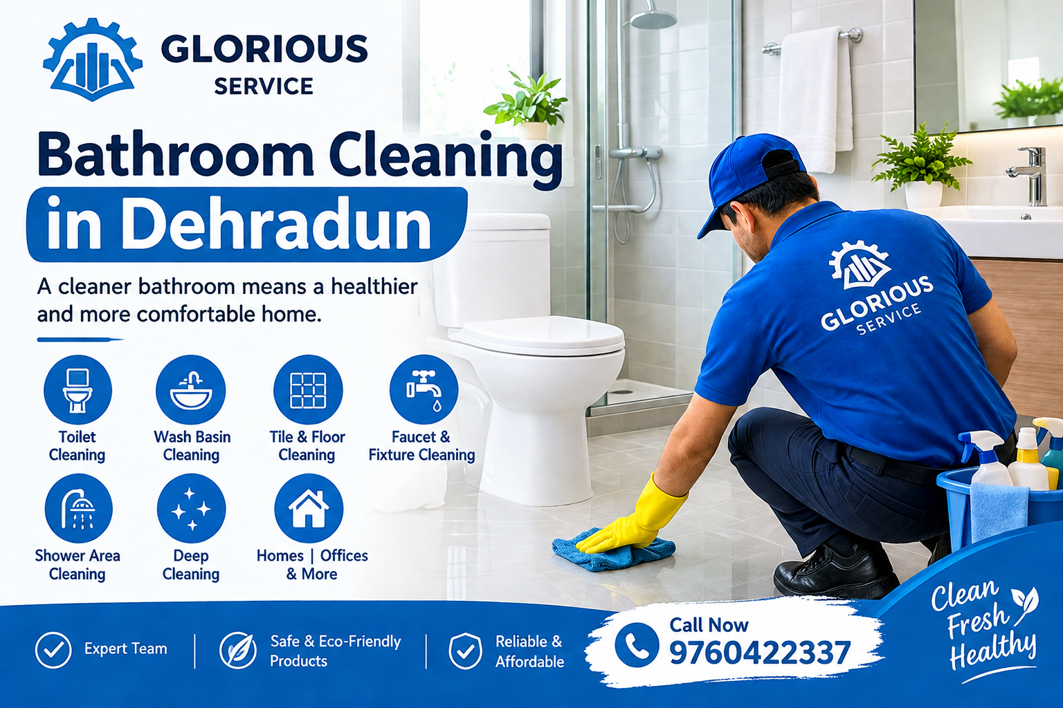Bathroom Cleaning in Dehradun | Professional Bathroom Cleaning Service | Call - 9760422337